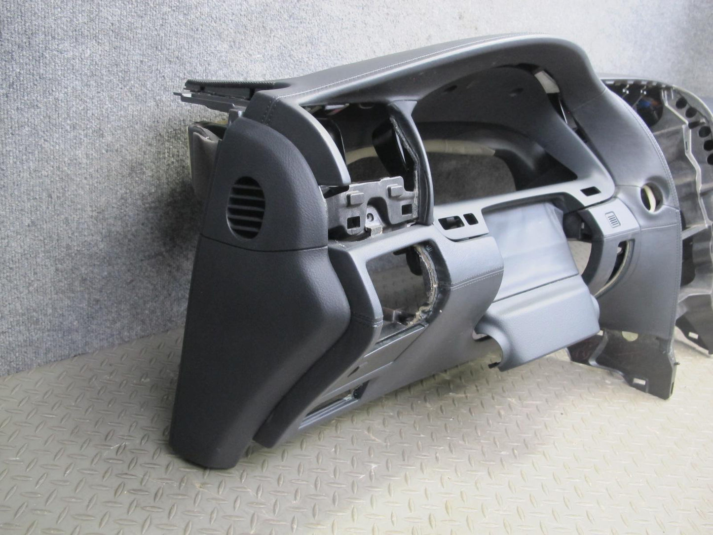 08-12 Lexus LS600hL Leather Dashboard Dash Instrument Panel Trim Black OEM