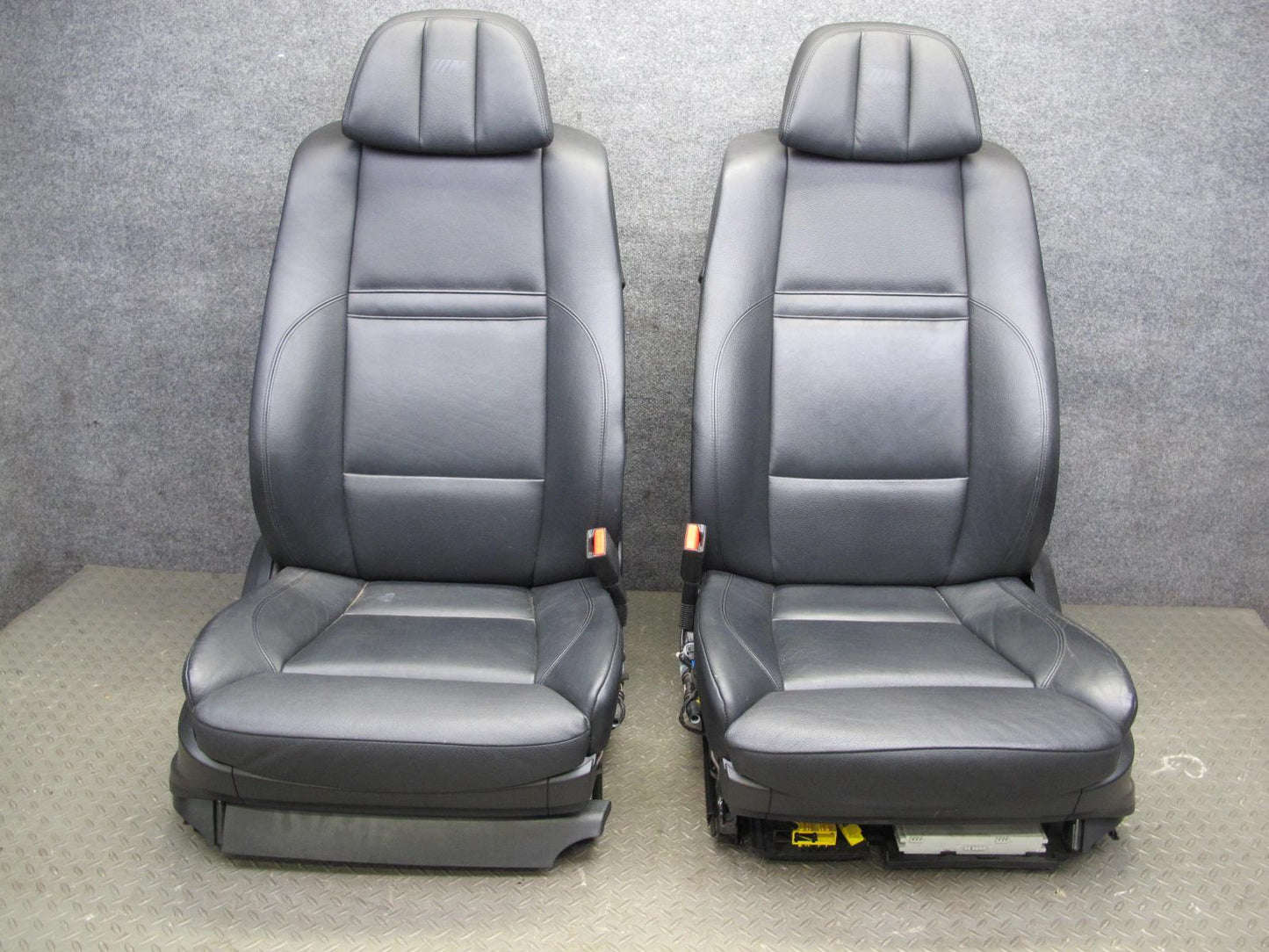 2011-2014 BMW E71 E72 X6 X6M Front & Rear Comfort Heated Leather Seat Black Set
