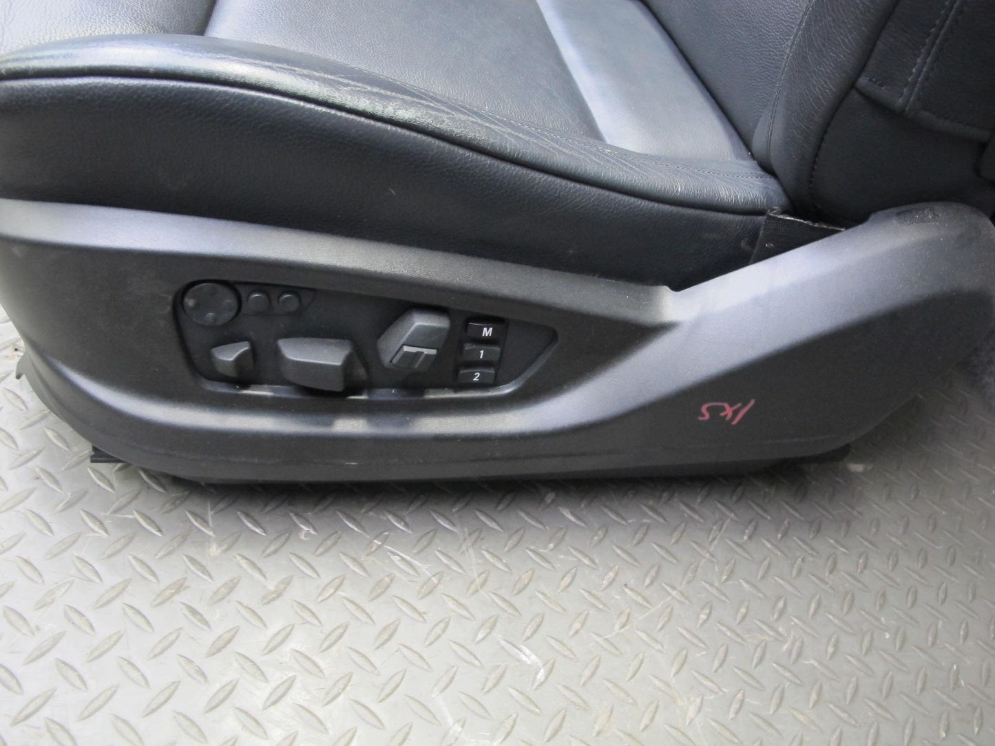 2011-2014 BMW E71 E72 X6 X6M Front & Rear Comfort Heated Leather Seat Black Set