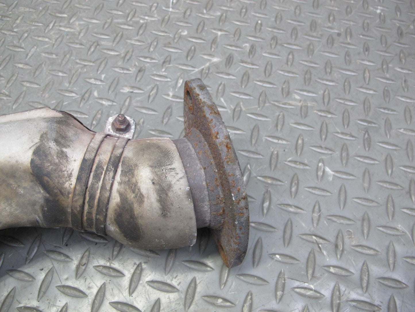 86-92 Toyota Supra MK3 7MGE NON Turbo Front Exhaust Pipe w Heat Shield Assy OEM