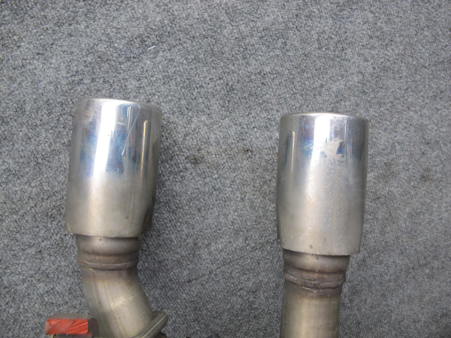 2008 VW Golf MK5 R32 VR6 3.2L Rear Exhaust Muffler w Tips OEM