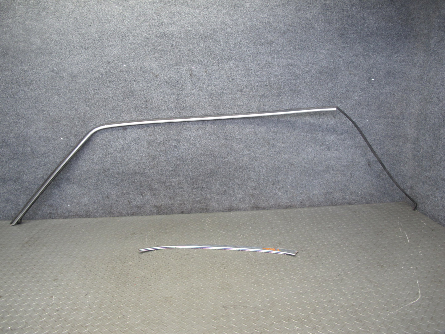 75-85 Mercedes W123 Set of 2 Roof Left Chrome Trim Molding Cover Panel OEM