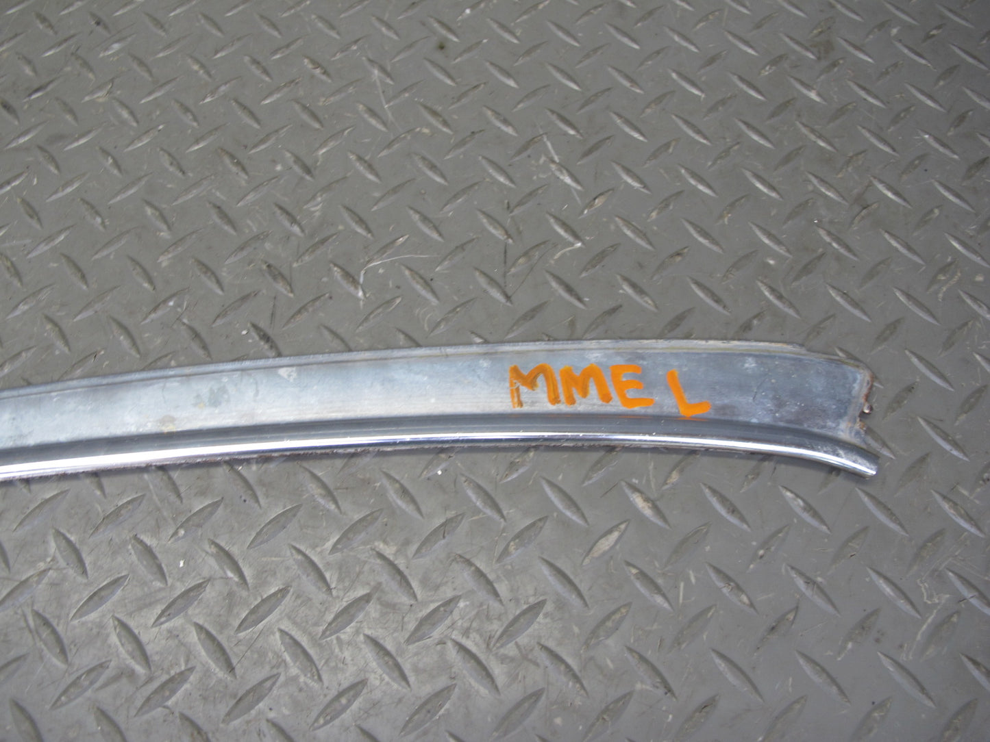 75-85 Mercedes W123 Set of 2 Roof Left Chrome Trim Molding Cover Panel OEM