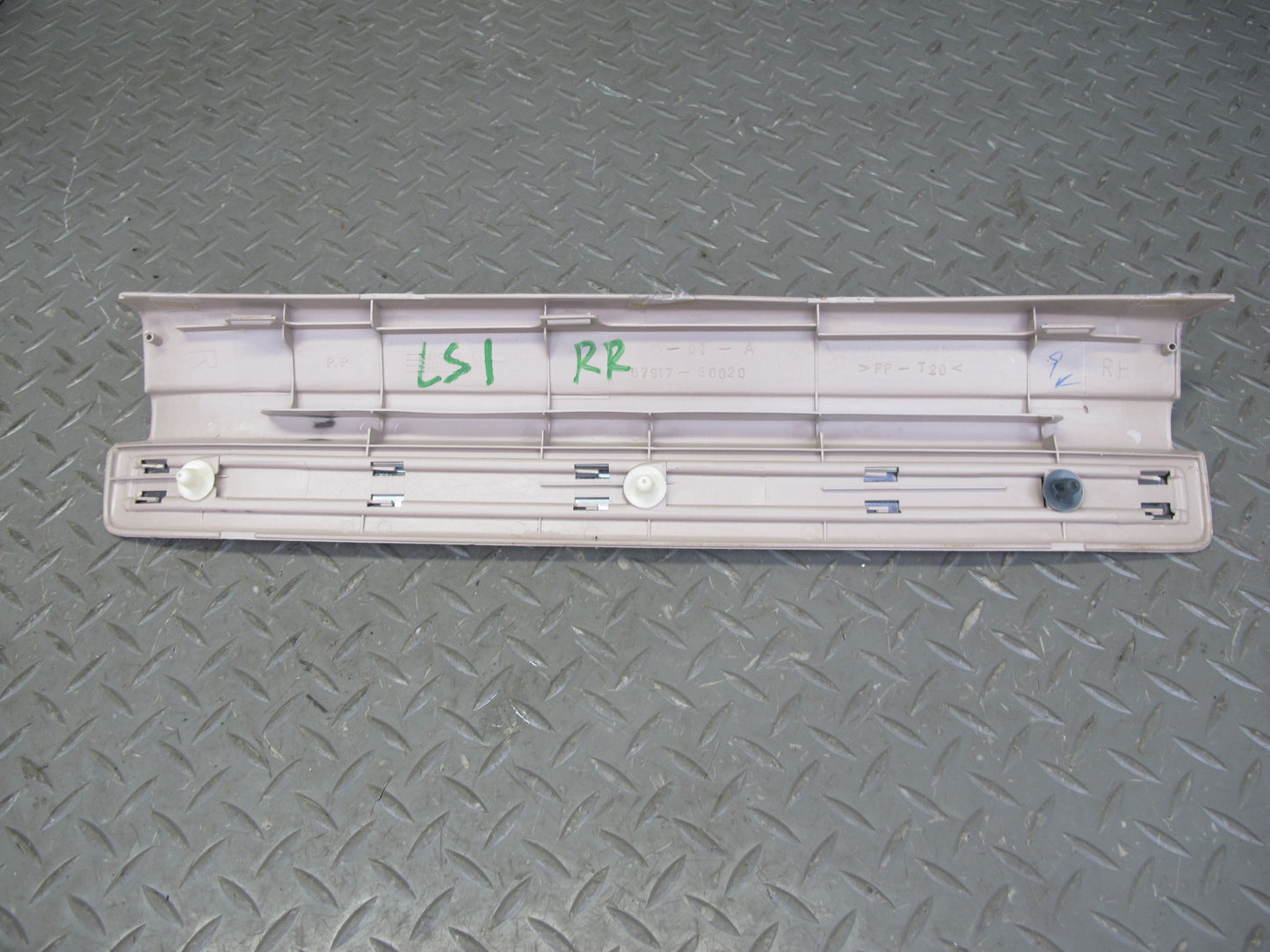 95-97 Lexus LS400 Set of 4 Front & Rear Door Scuff Sill Plate Trim Panel OEM