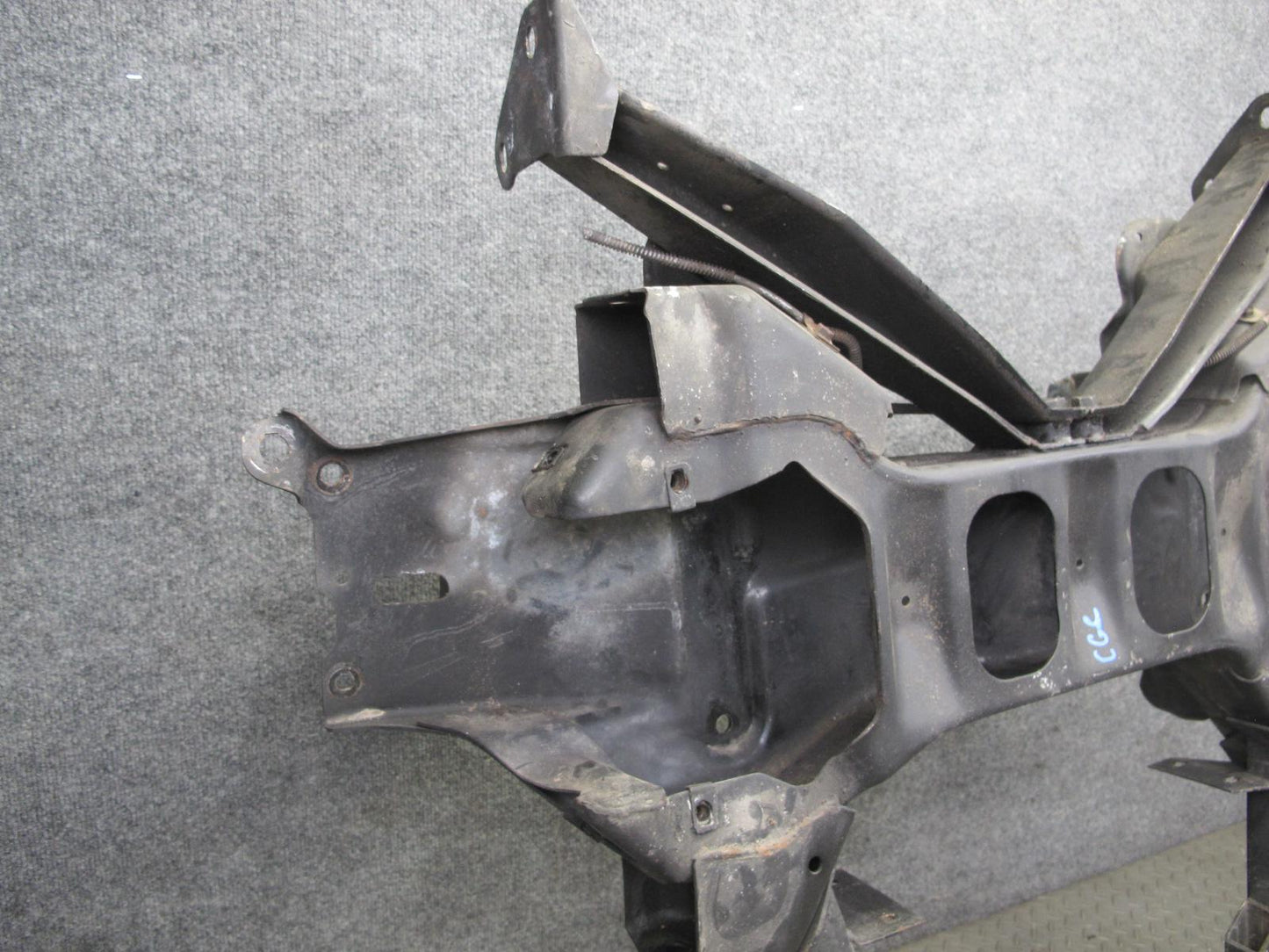 92-96 Chevrolet Corvette C4 Front Engine Crossmember Subframe w Impact Bar OEM