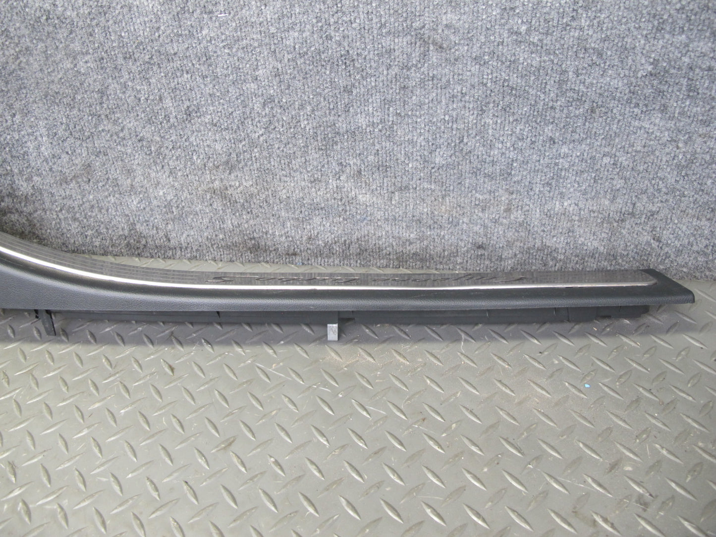 2003-2010 Porsche Cayenne 955 Front Door Scuff Sill Plate Trim Panel Set of 2