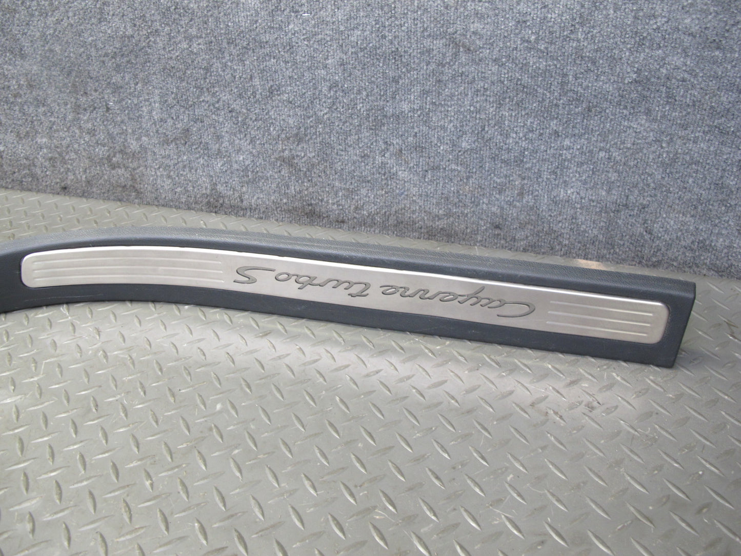 2003-2010 Porsche Cayenne 955 Front Door Scuff Sill Plate Trim Panel Set of 2