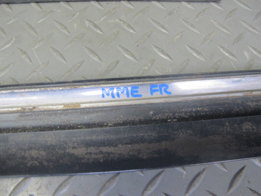 75-85 Mercedes W123 Front Right Door Chrome Trim Cover Molding Set OEM