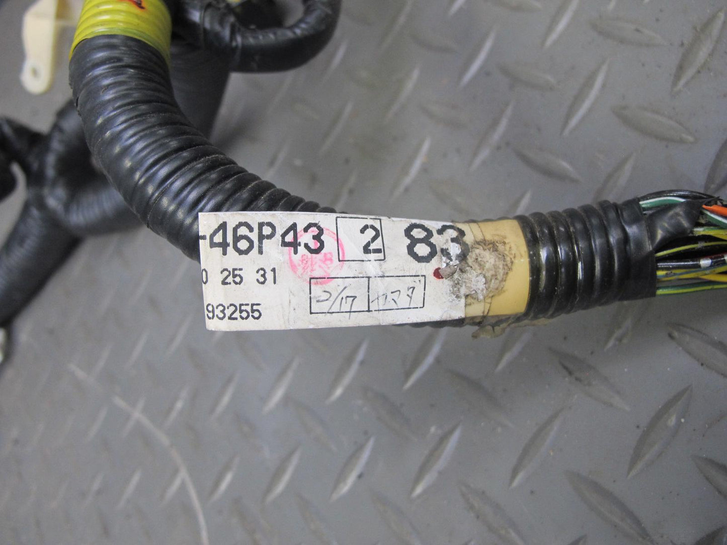 92-93 Nissan Z32 300ZX 2+2 NON Turbo A/T Under Dash Wire Wiring Harness OEM