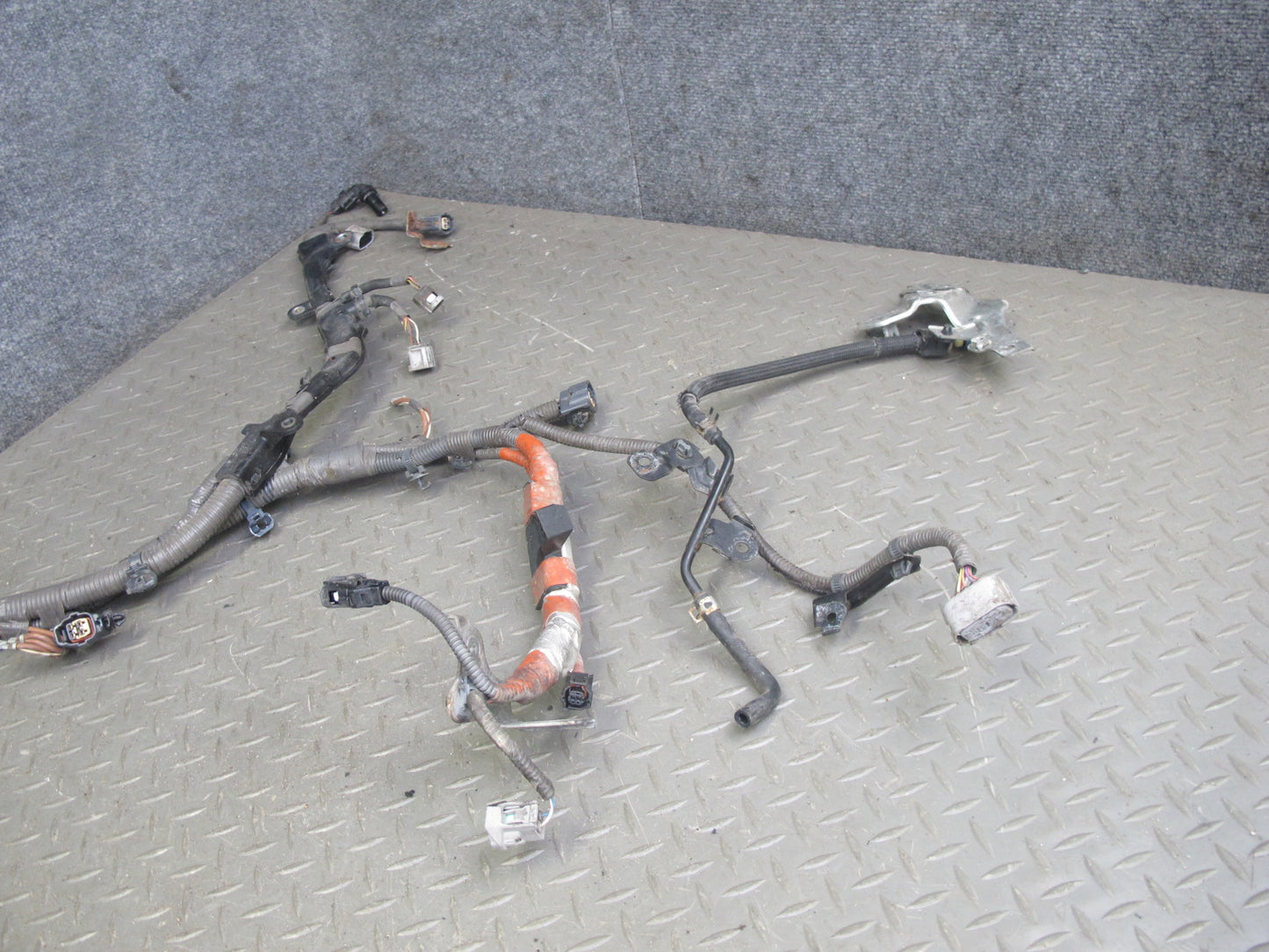 08-09 Lexus UVF46 LS600hL 2UR-FSE Engine Wire Wiring Harness Fuse Box Set OEM