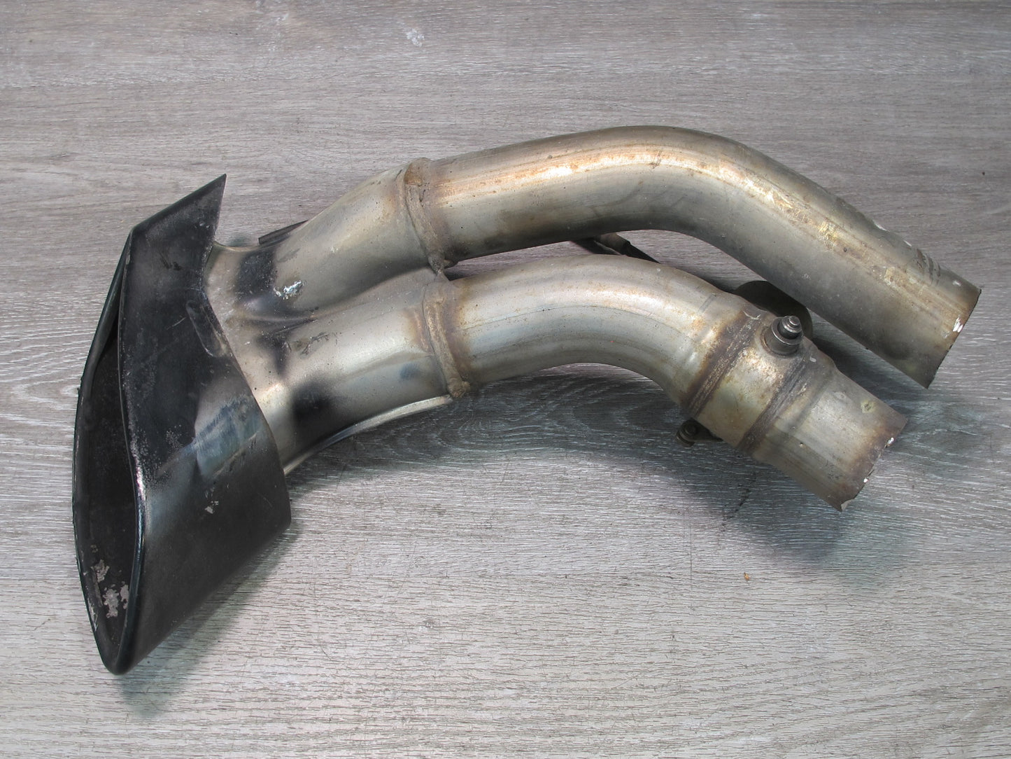 2008-2014 BMW X6 E71 E72 4.4L N63 Rear Back Exhaust Muffler Tips Black Set