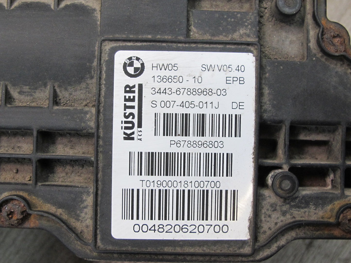2008-2014 BMW E71 E72 X6 Emergency Parking Brake Actuator Motor W/ Cables