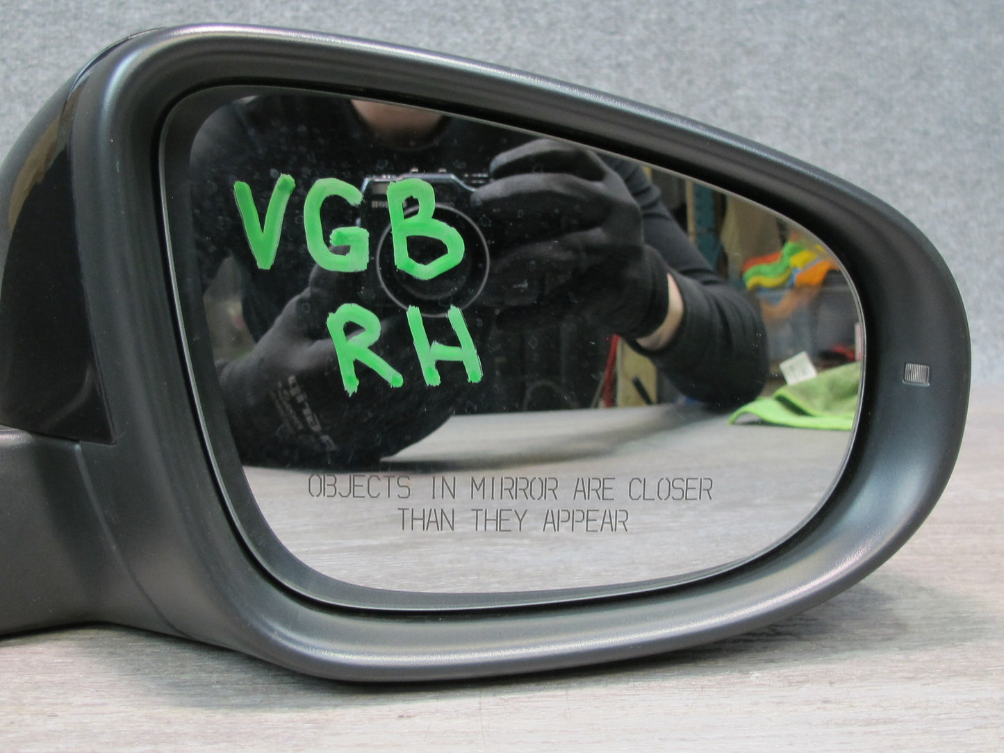10-14 VW Golf MK6 R GTI Right Passenger Door Side View Exterior Power Mirror OEM
