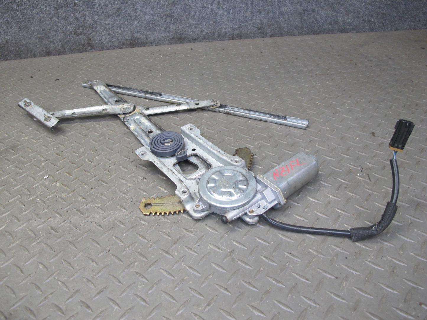 90-96 Nissan Z32 300ZX Coupe Left Door Window Regulator w Motor OEM