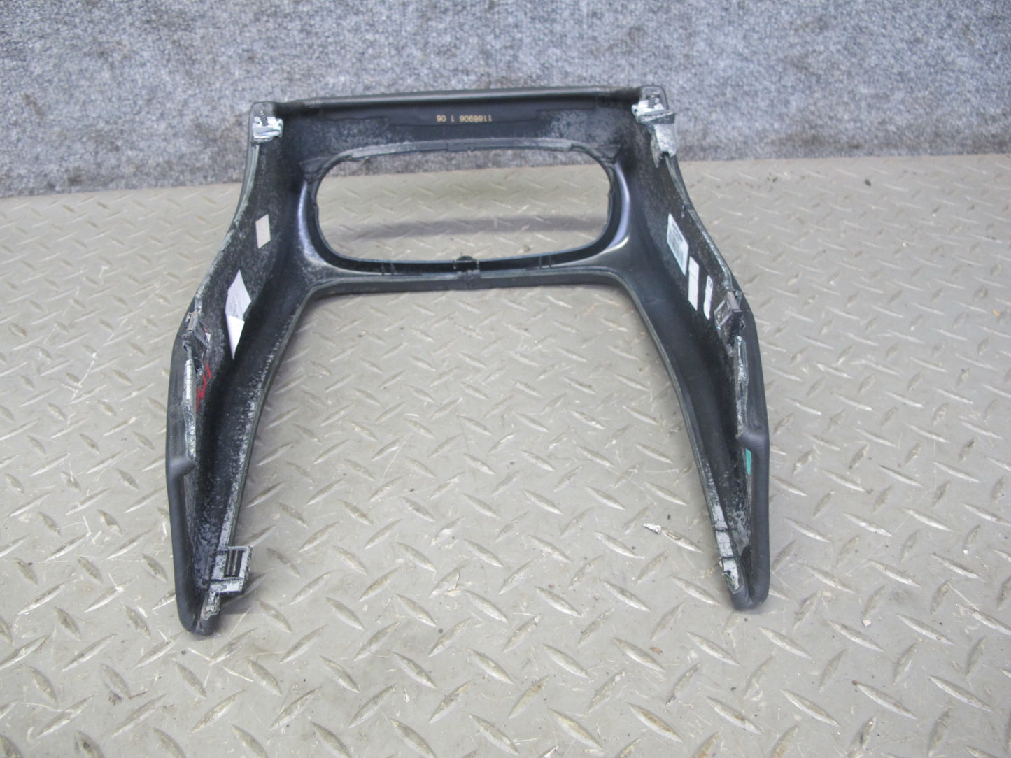 2003-2010 Porsche Cayenne 955 Rear Center Console Trim Bezel Cover Panel
