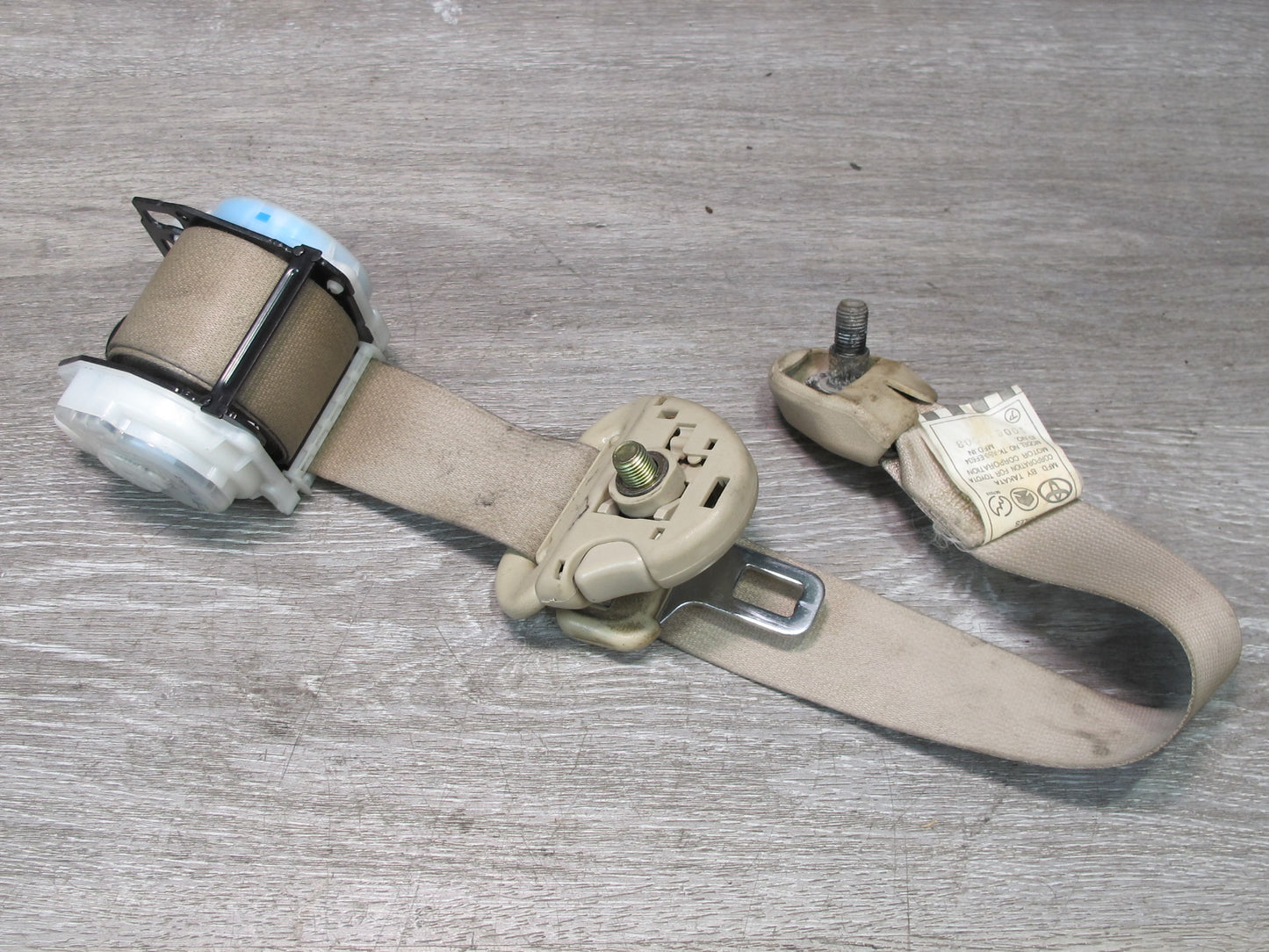 03-05 LEXUS LX470 REAR 2ND ROW RIGHT & LEFT SIDE SEATBELT RETRACTOR SET OEM