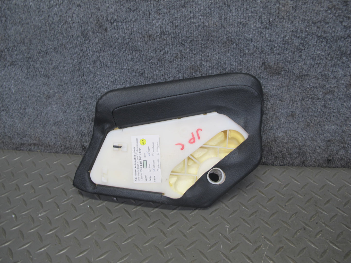 2003-2010 Porsche Cayenne 955 Rear Left & Right Seat Leather Bolster Cushion