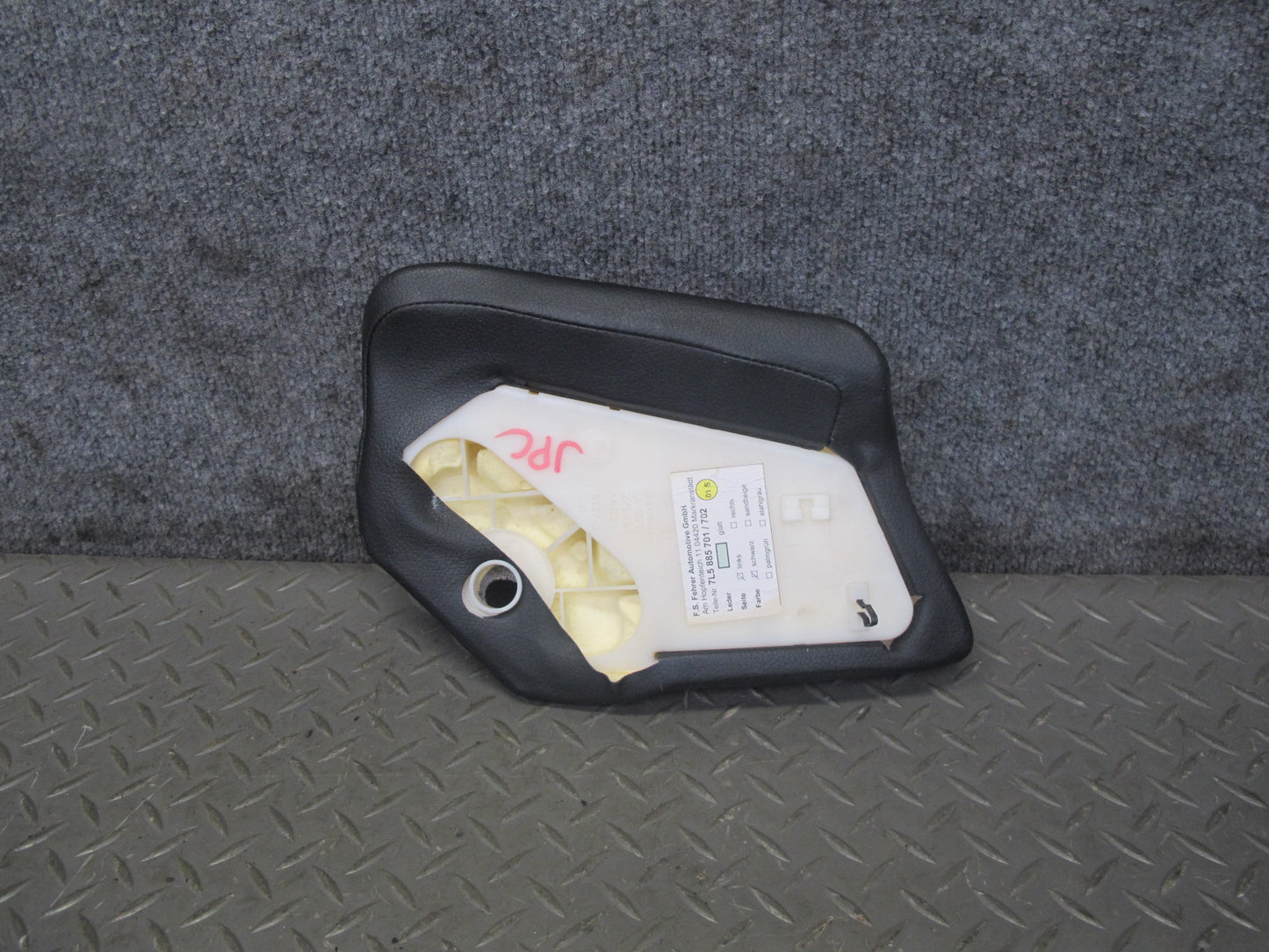 2003-2010 Porsche Cayenne 955 Rear Left & Right Seat Leather Bolster Cushion