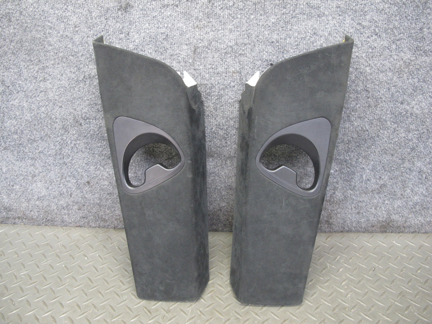 2006-2010 BMW E63 M6 Coupe Interior B Pillar Upper Trim Panel Alcantara Set