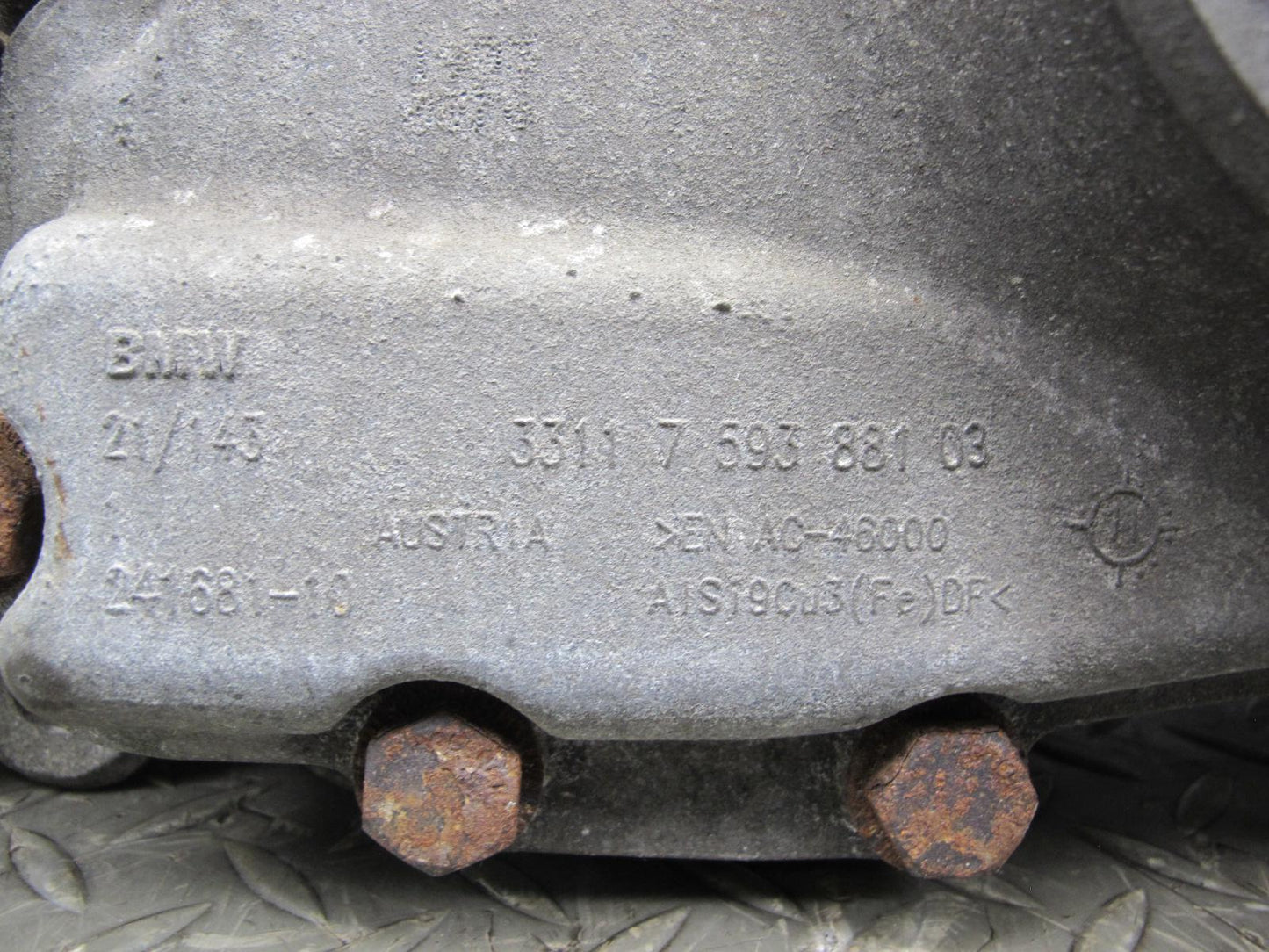 11-15 Mini S R60 R61 Countryman AWD Rear Differential Carrier 2.81 Ratio Damaged