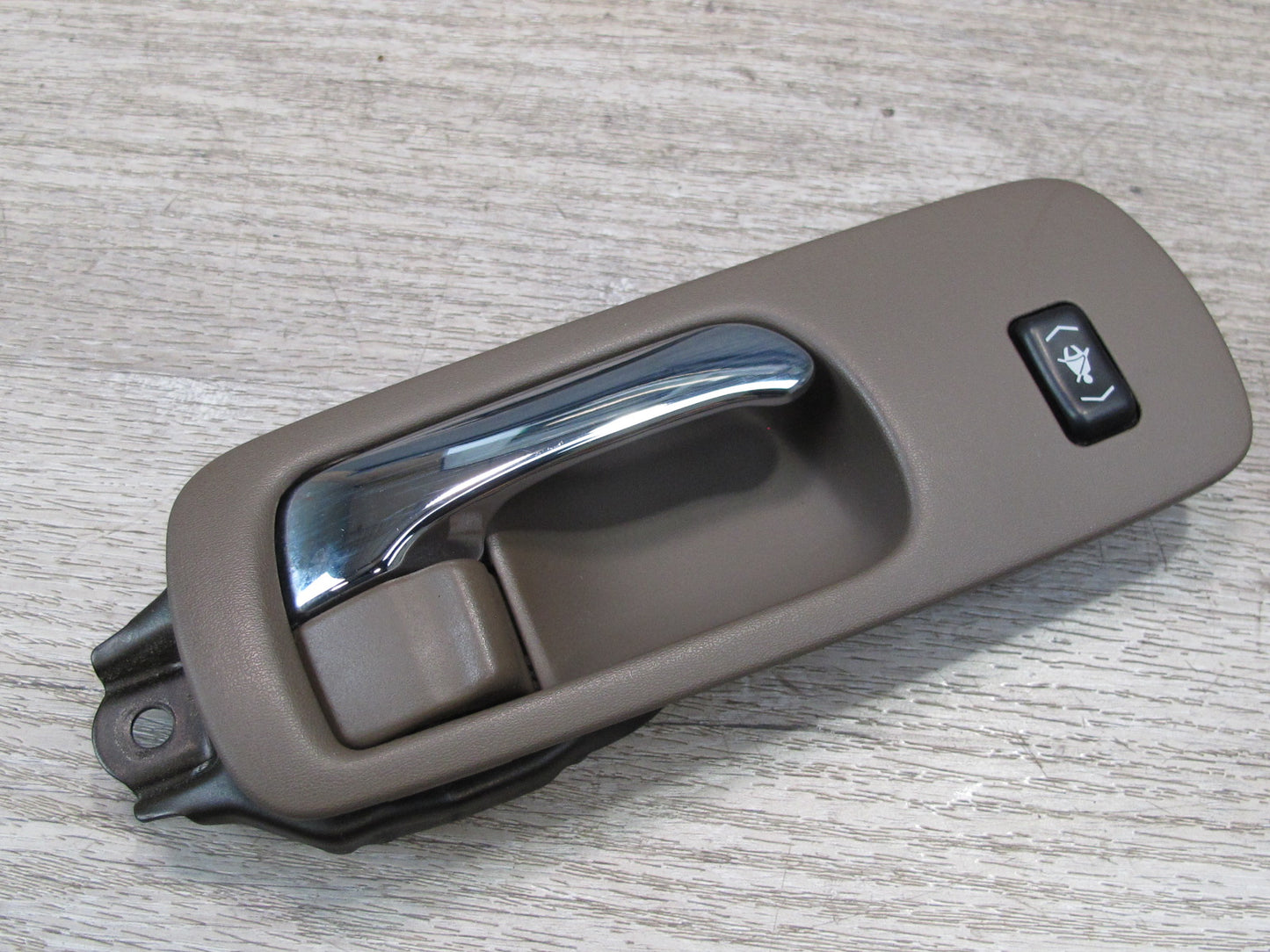 95-00 Lexus UCF20L LS400 Set of 4 Interior Door Handle w Trim & Switch Brown OEM
