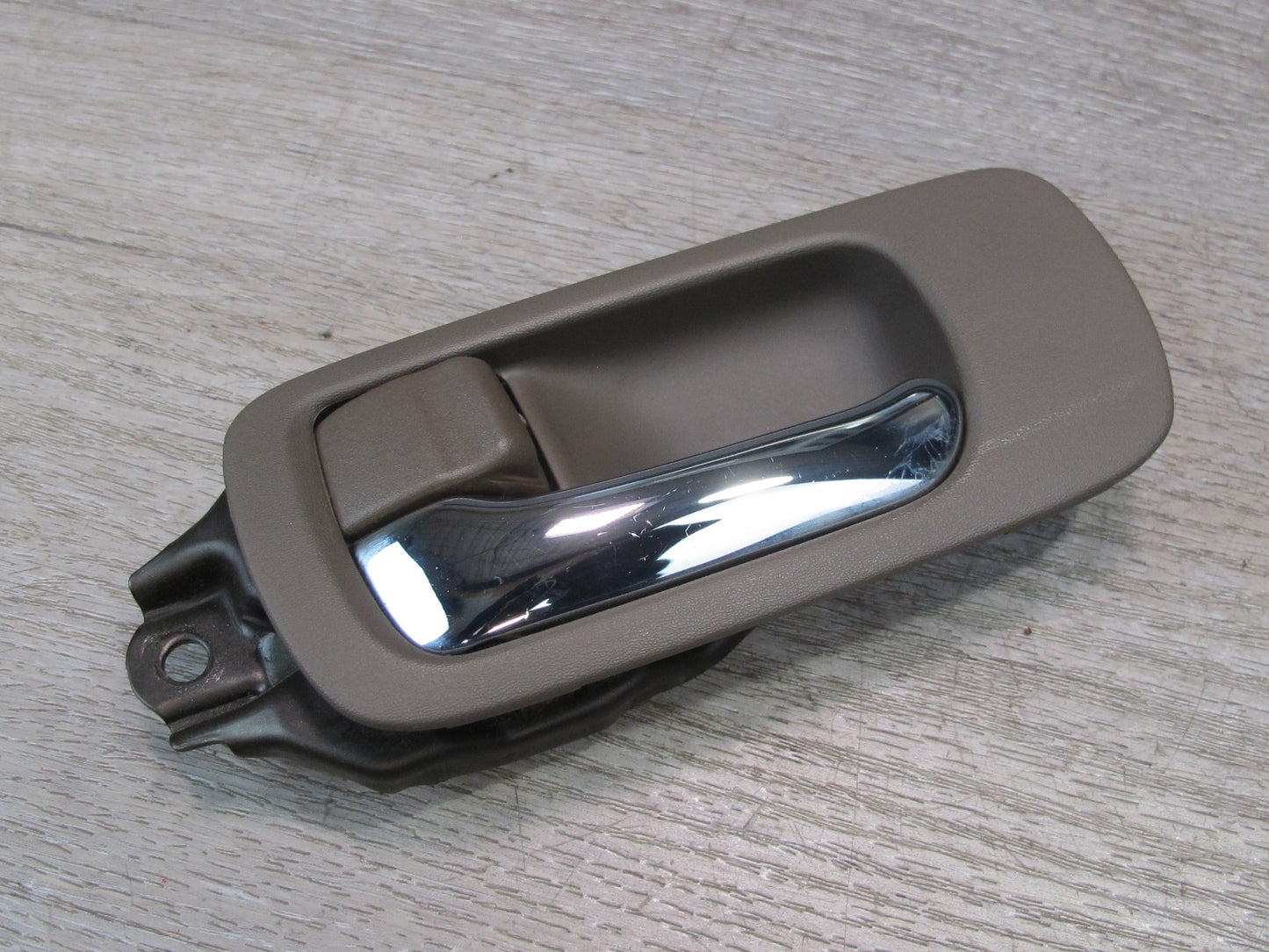 95-00 Lexus UCF20L LS400 Set of 4 Interior Door Handle w Trim & Switch Brown OEM