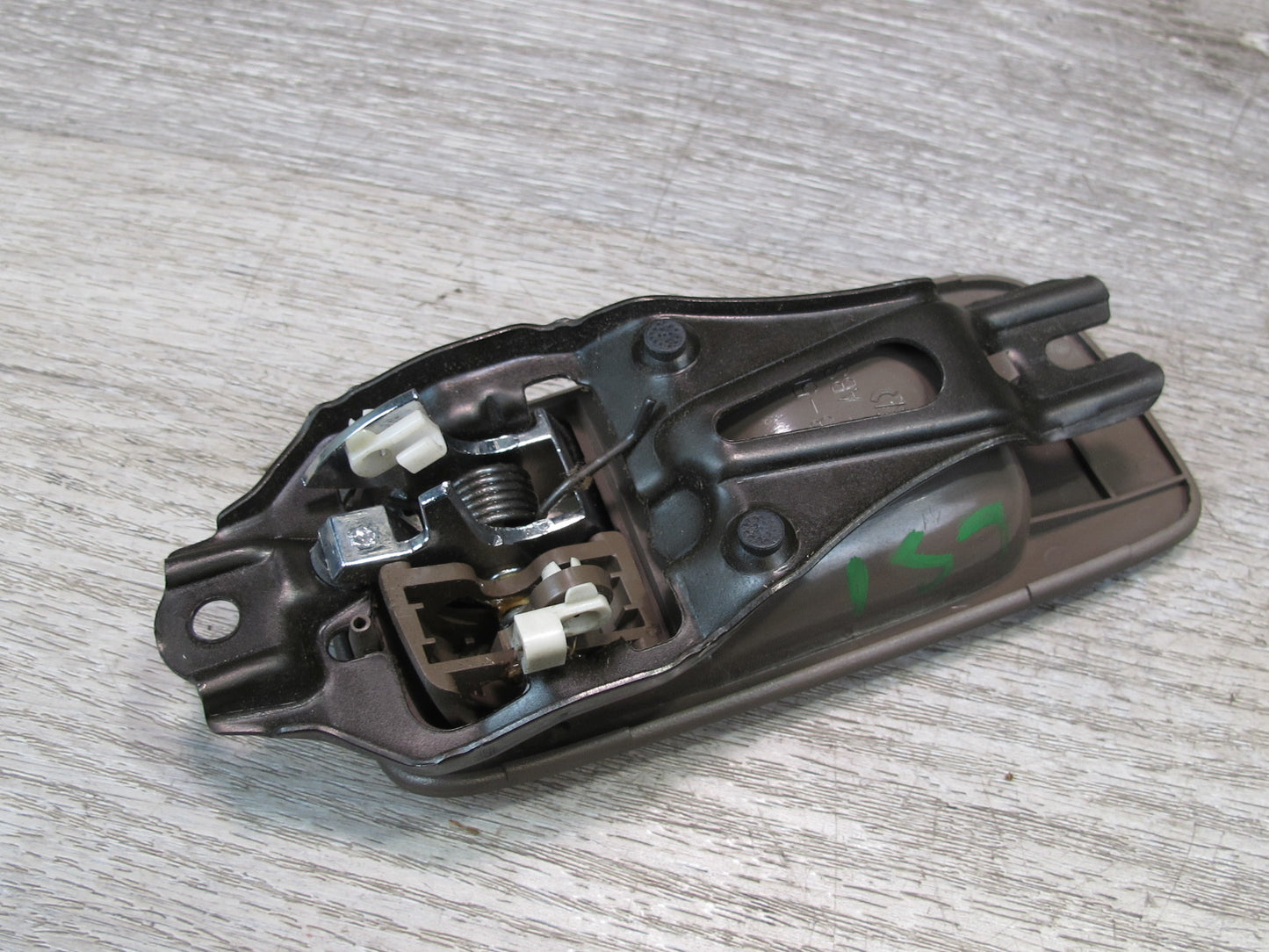 95-00 Lexus UCF20L LS400 Set of 4 Interior Door Handle w Trim & Switch Brown OEM