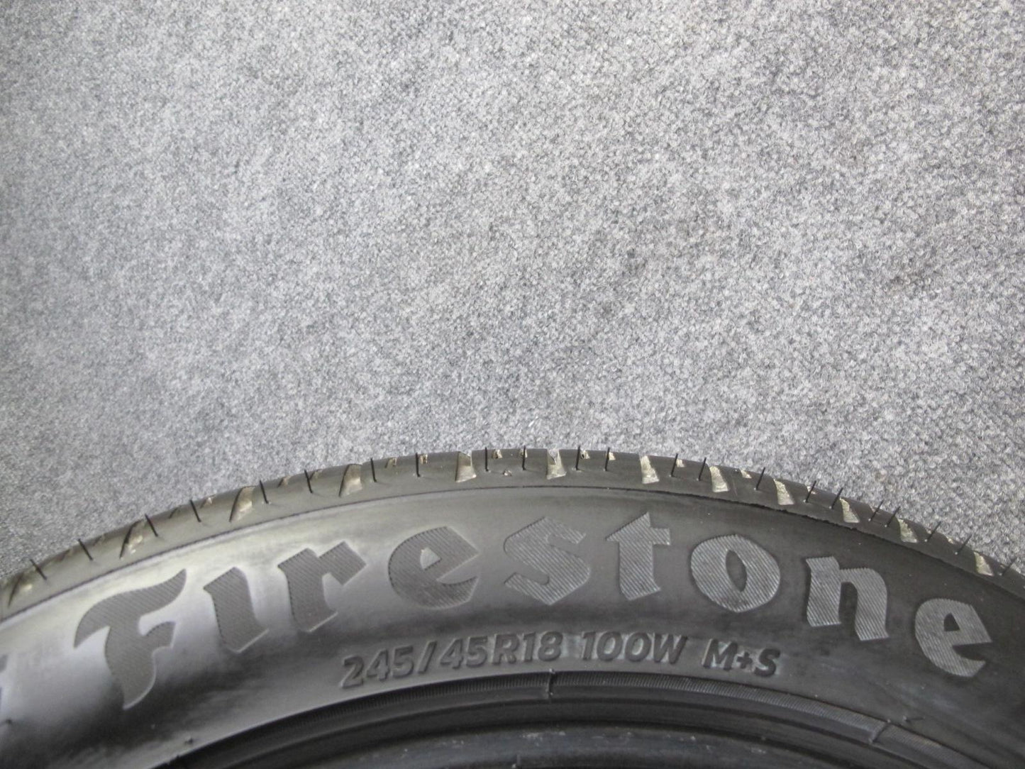 Set of 2 Firestone Firehawk AS V2 A/S Tire 245/45 R18 100W 3823 7/32 8/32 Tread