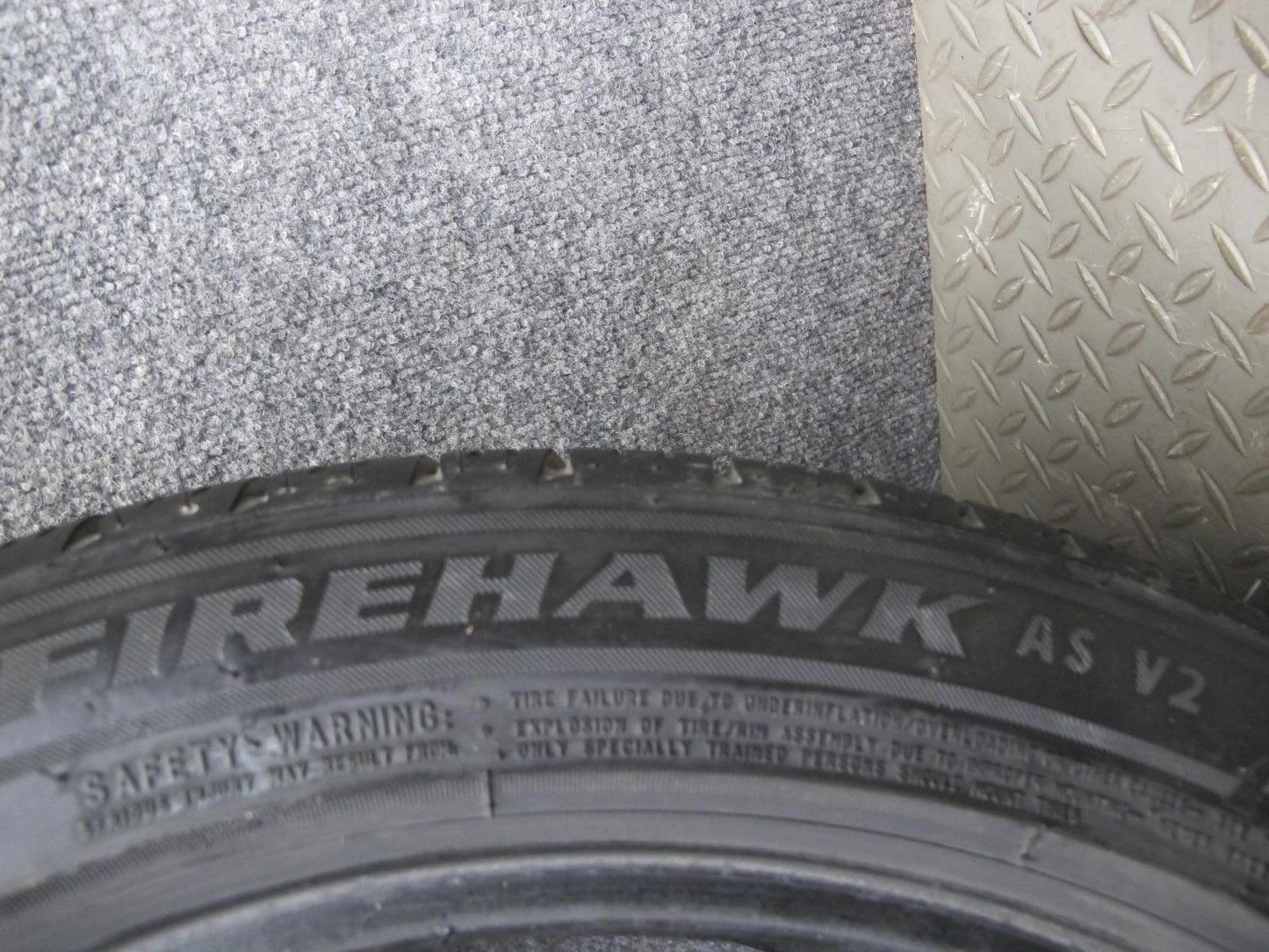 Set of 2 Firestone Firehawk AS V2 A/S Tire 245/45 R18 100W 3823 7/32 8/32 Tread