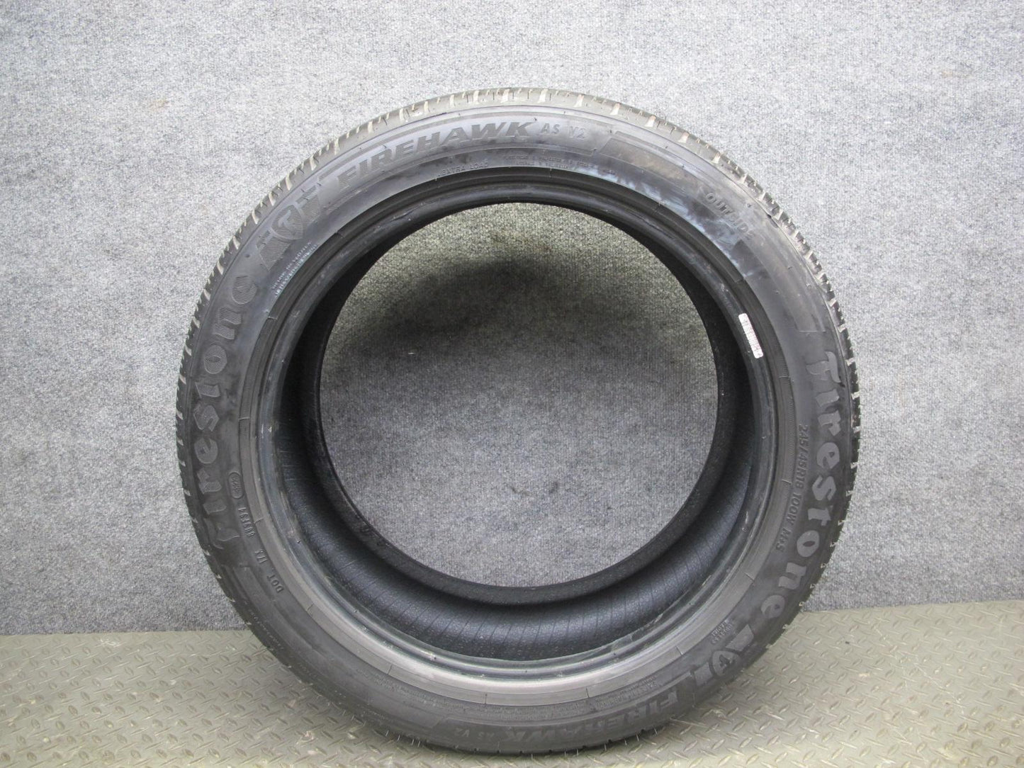 Set of 2 Firestone Firehawk AS V2 A/S Tire 245/45 R18 100W 3823 7/32 8/32 Tread