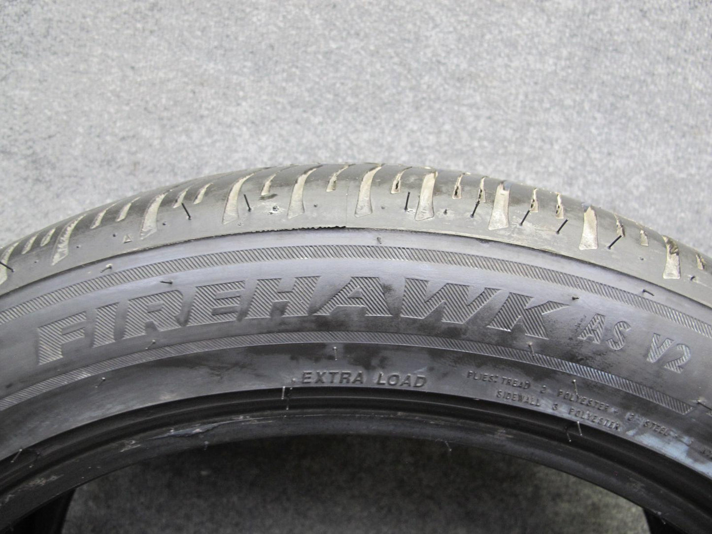Set of 2 Firestone Firehawk AS V2 A/S Tire 245/45 R18 100W 3823 7/32 8/32 Tread