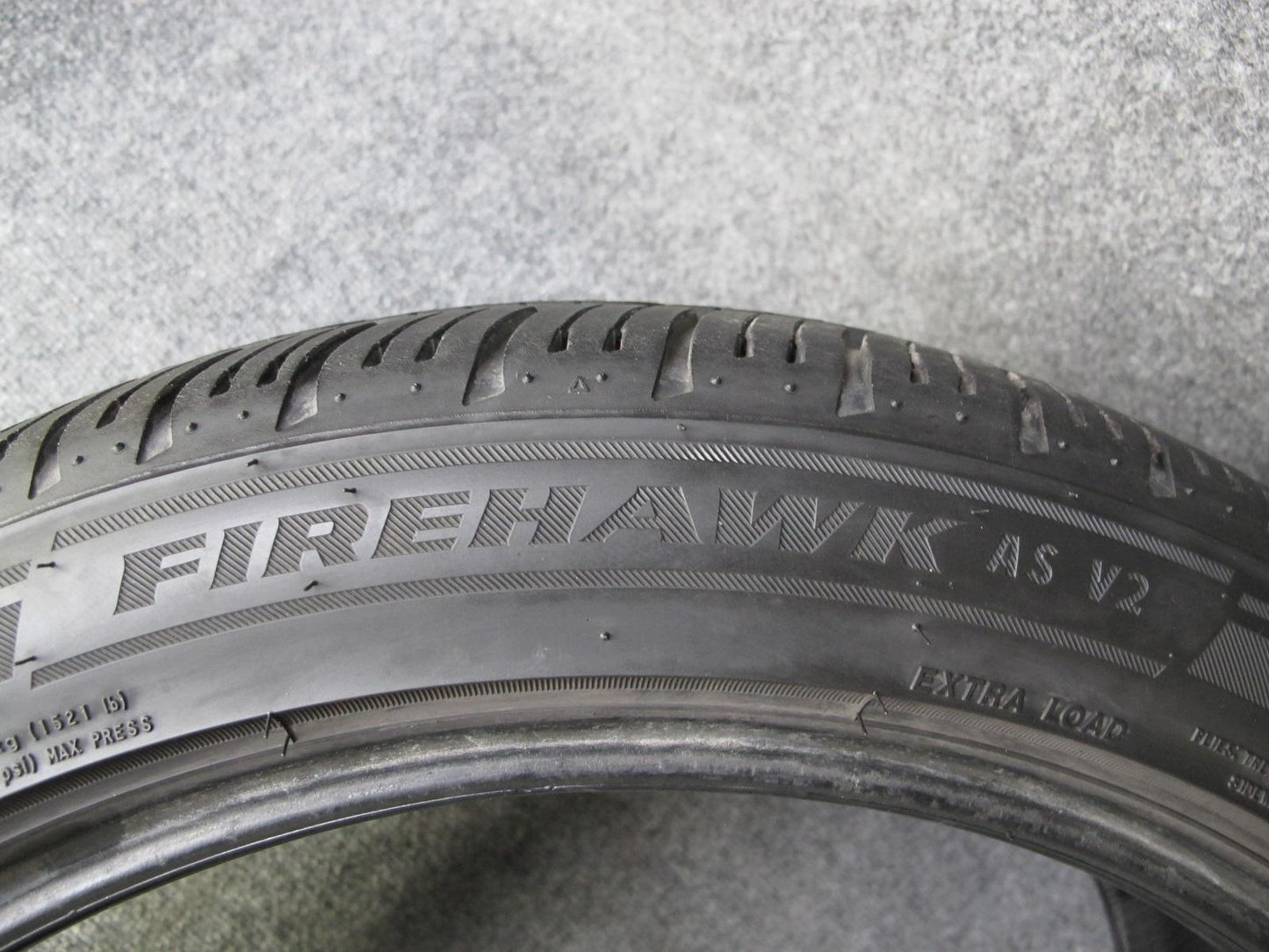 Set of 2 Firestone Firehawk AS V2 A/S Tire 225/45 R18 95W 1123 2423 8/32 Tread