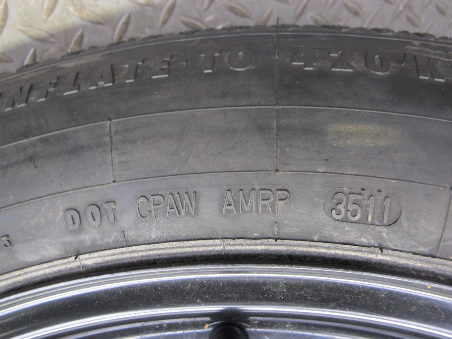 2012-2019 Range Rover Evoque L538 Spare Tire 18" R18 Wheel 18x4.0B ET15