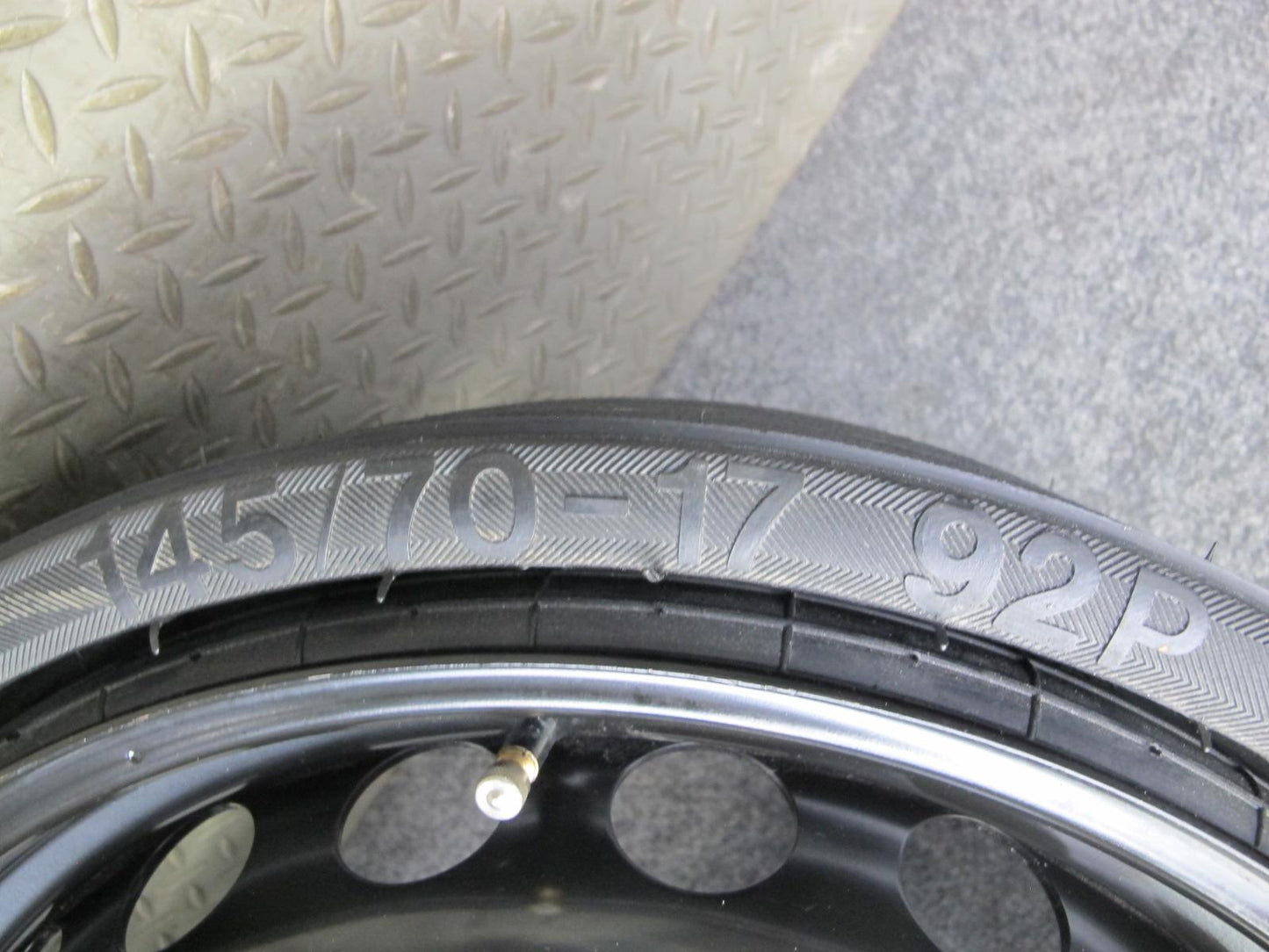 2012-2020 Mercedes R172 Rear Spare R17" Wheel Tire 17x4.5J ET12 145/70