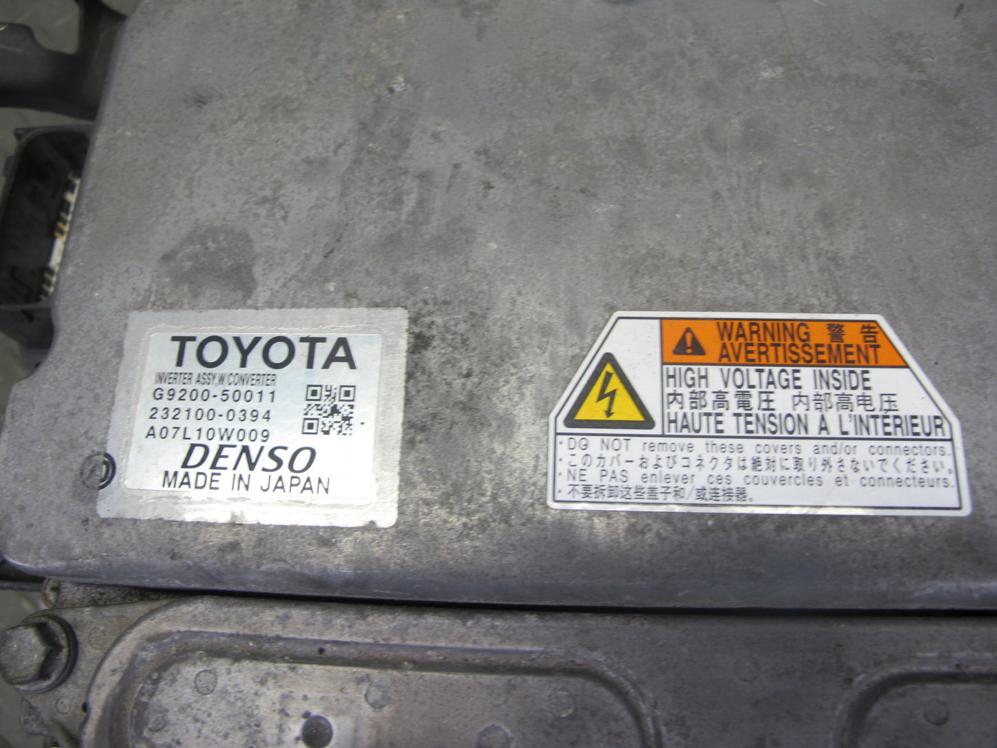 2008 Lexus UVF46 LS600h 5.0L Hybrid Inverter & Converter G9200-50011 OEM