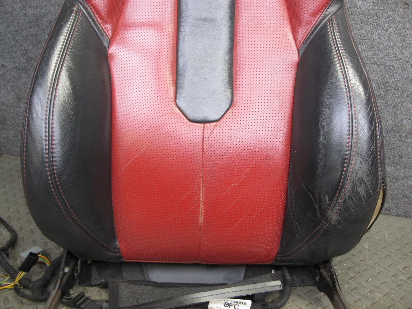 2012-2015 Range Rover Evoque L538 Front Left Seat Upper Backrest Leather Cushion