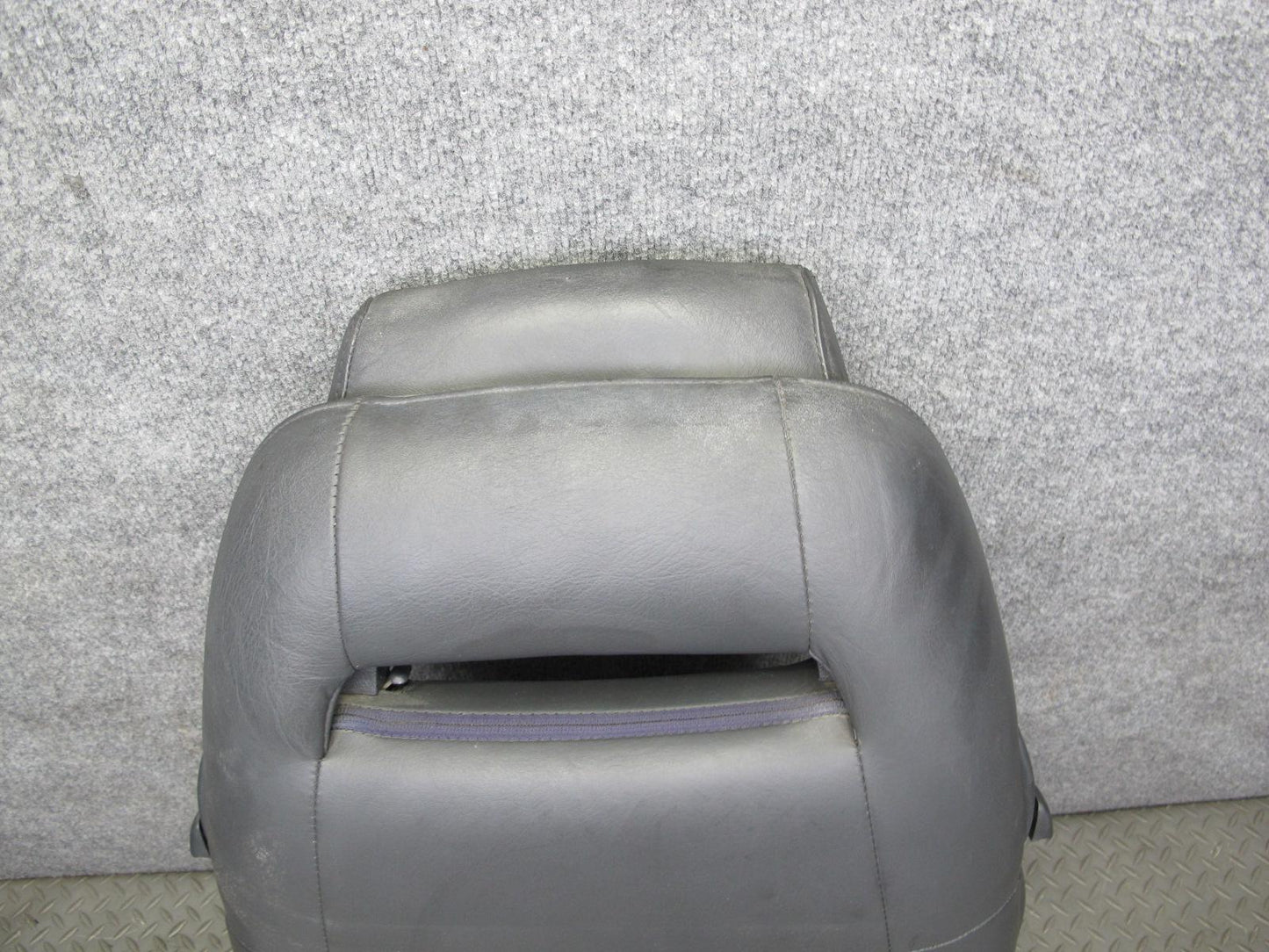 90-96 Nissan Z32 300ZX Front Right Seat Upper Backrest Leather Cushion Black OEM