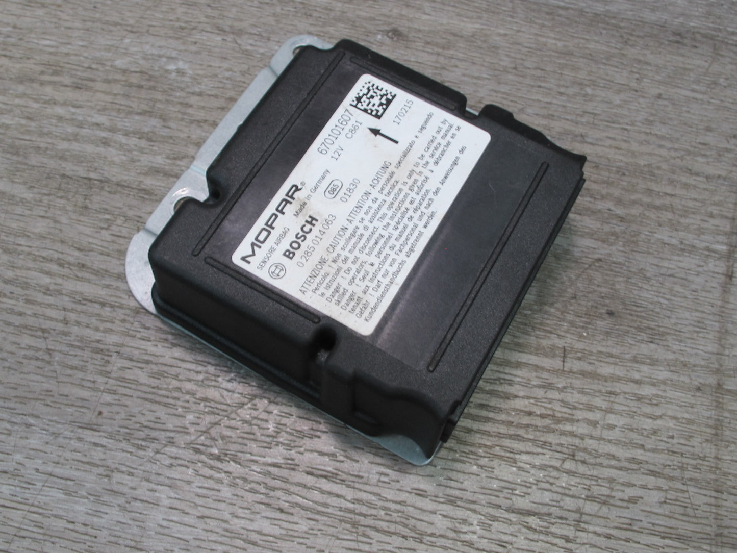 2017-2020 Maserati Levante M161 Data Restraint Diagnostic Control Module