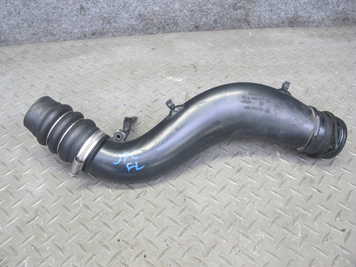 2003-2010 Porsche Cayenne 955 Turbo Intercooler Air Intake Hose Pipe Set of 2