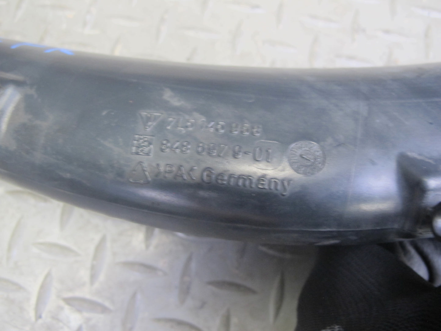 2003-2010 Porsche Cayenne 955 Turbo Intercooler Air Intake Hose Pipe Set of 2