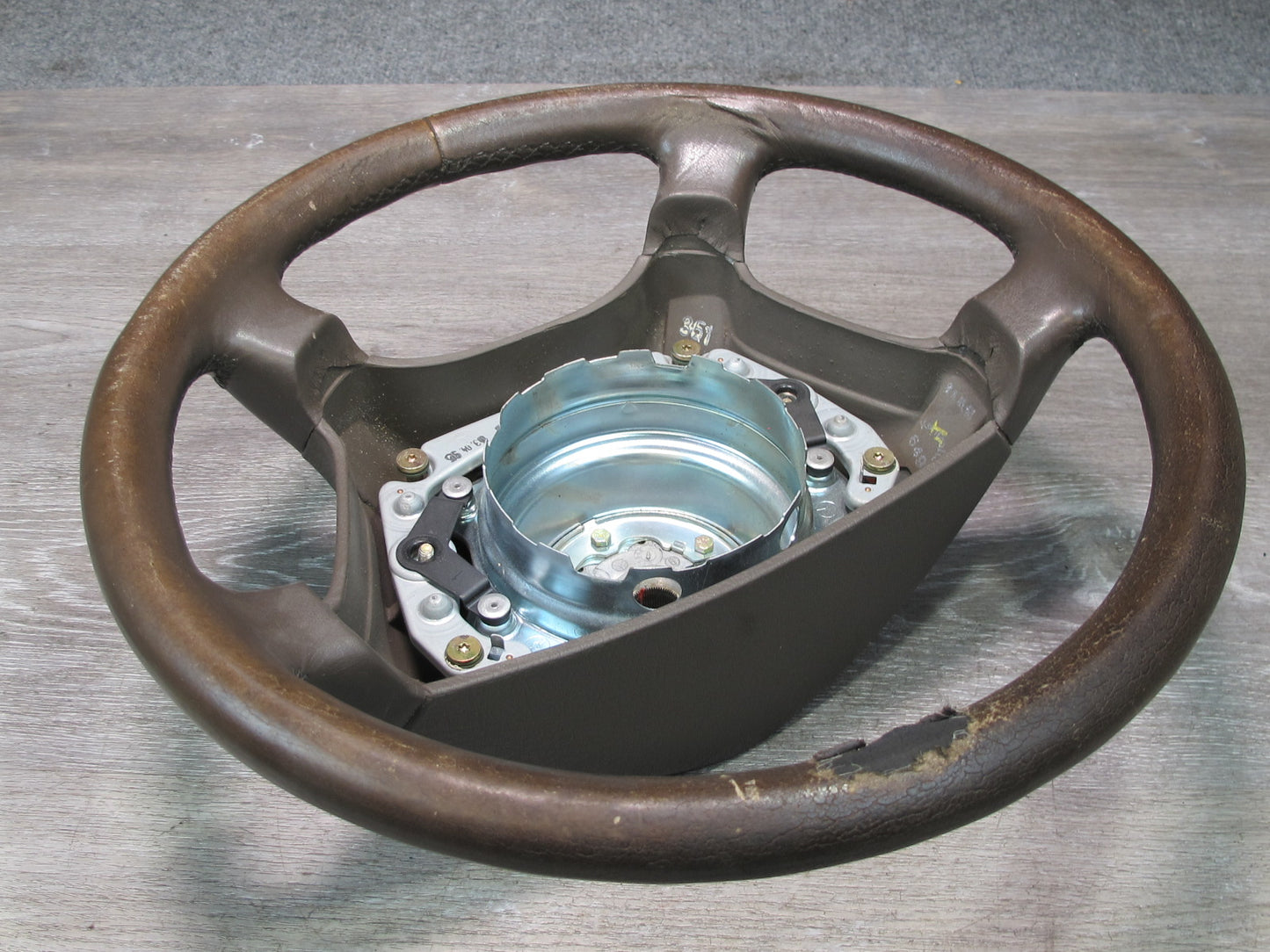 94-99 Mercedes W140 S-class Leather Steering Brown OEM