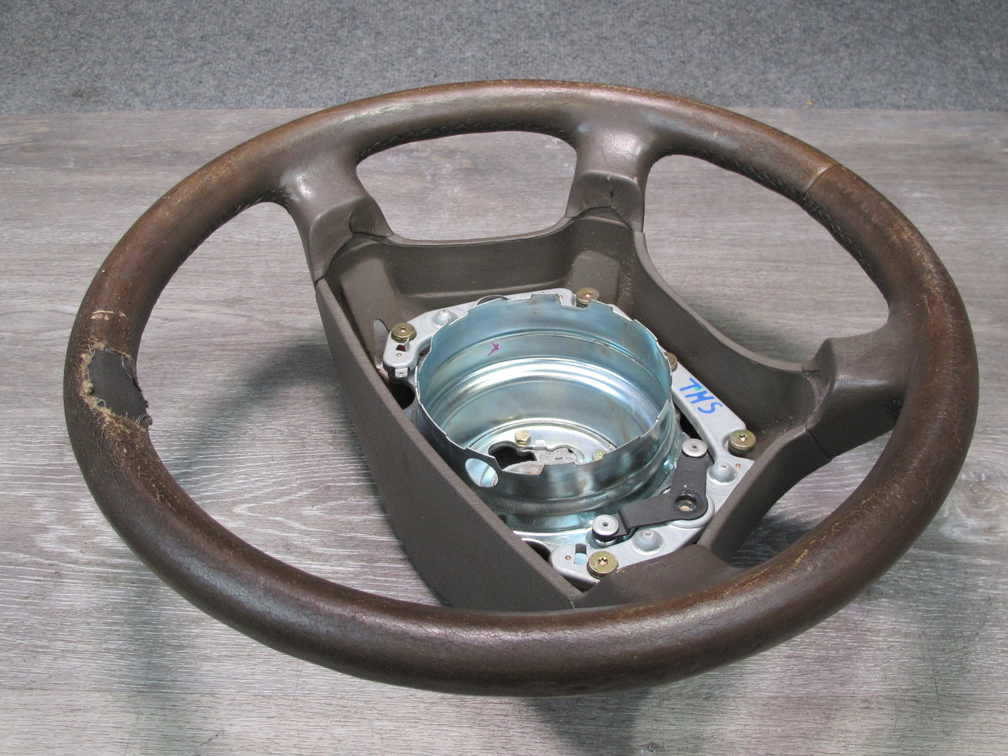 94-99 Mercedes W140 S-class Leather Steering Brown OEM