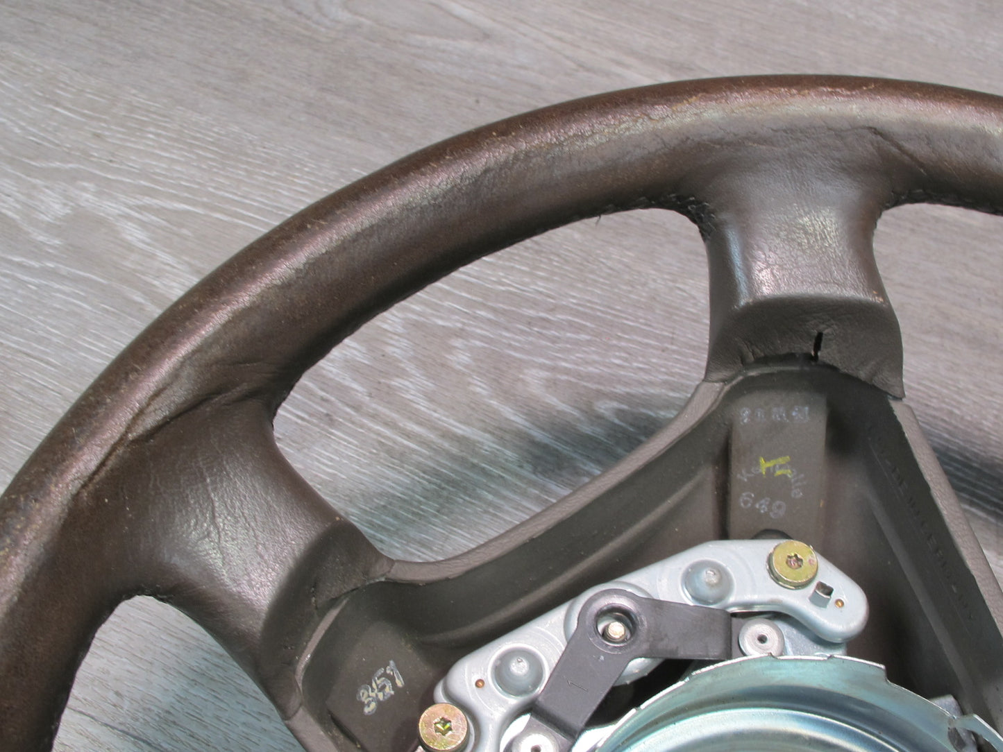 94-99 Mercedes W140 S-class Leather Steering Brown OEM