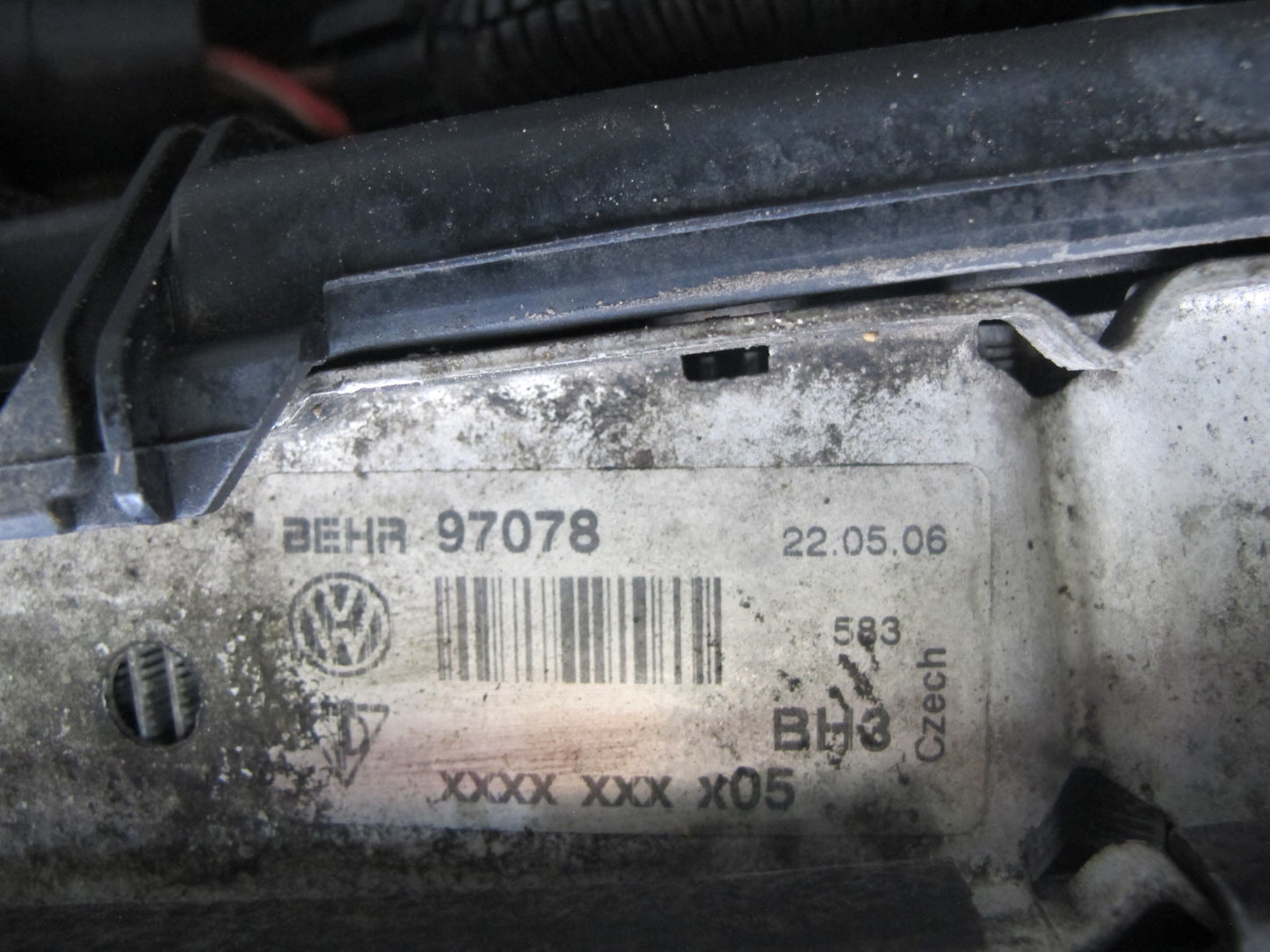2003-2006 Porsche Cayenne 955 4.5L Turbo Engine Radiator A/C Condenser Fan Assy