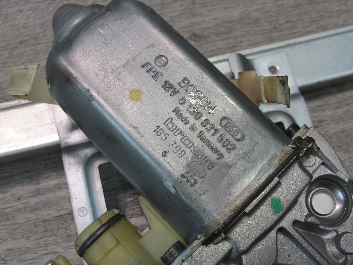 94-99 Mercedes W140 Rear Left Door Window Regulator w Motor OEM
