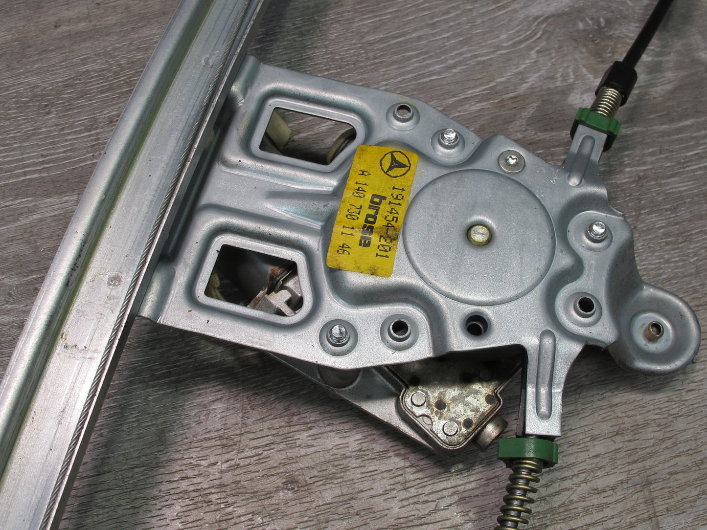 94-99 Mercedes W140 Rear Left Door Window Regulator w Motor OEM