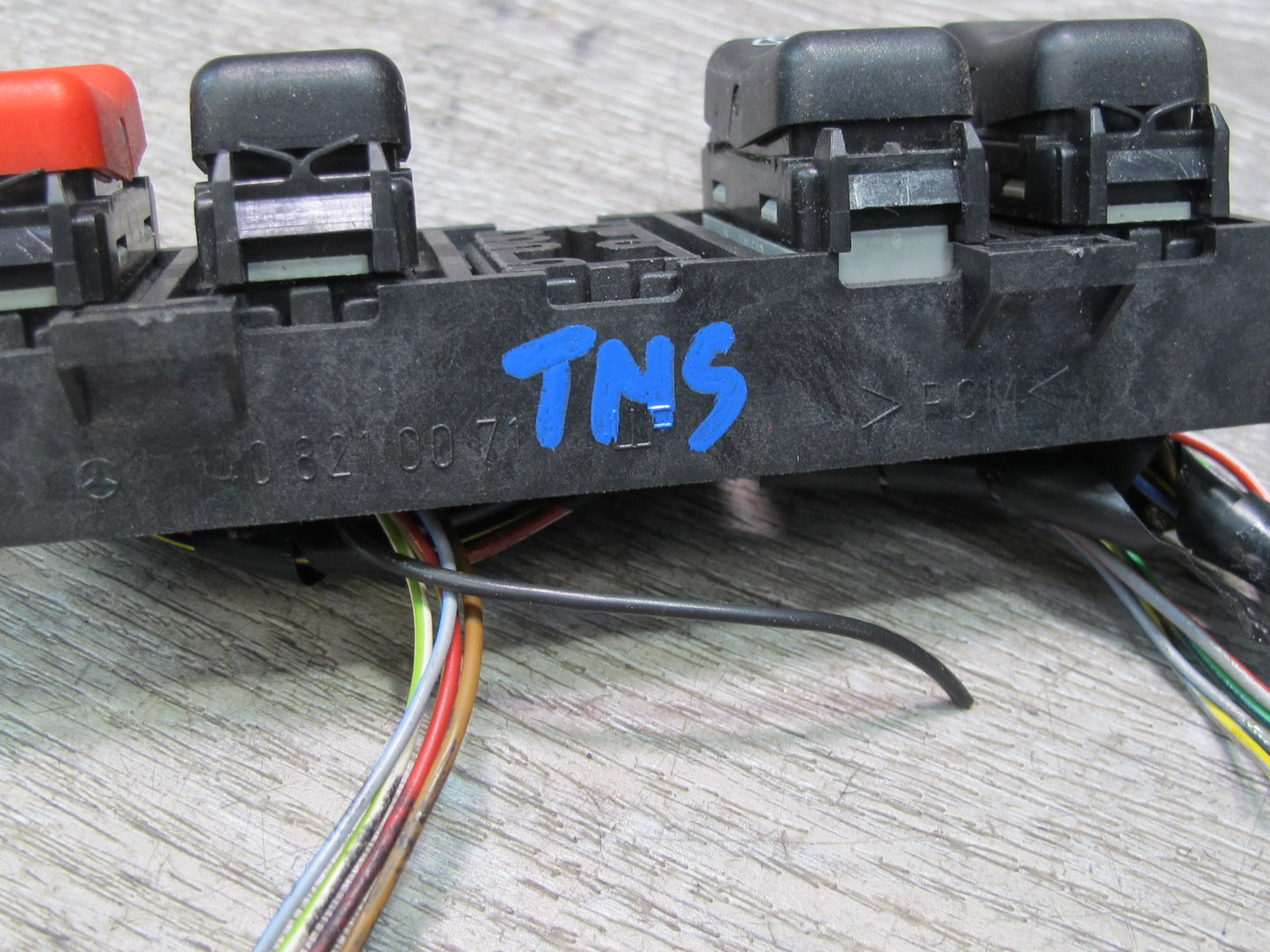 94-99 Mercedes W140 Hazard Heated Seat Defrost Trunk Switch OBD Port Set OEM