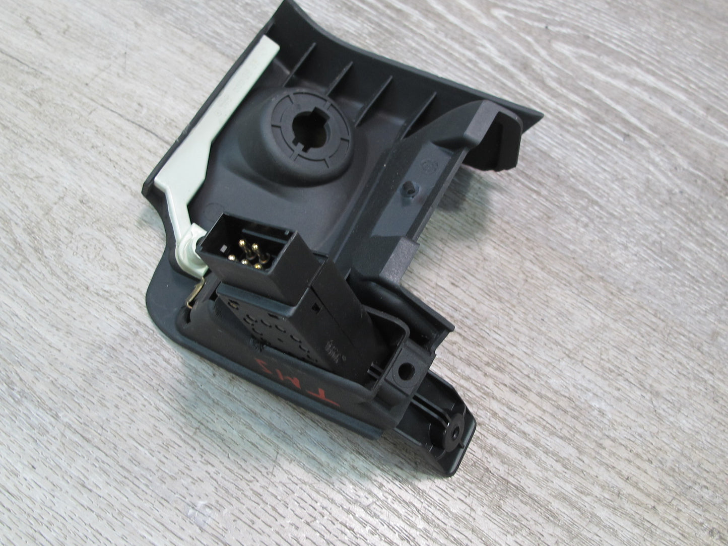 94-99 Mercedes W140 Headlight Switch Trim w Parking Brake Release Handle Set OEM