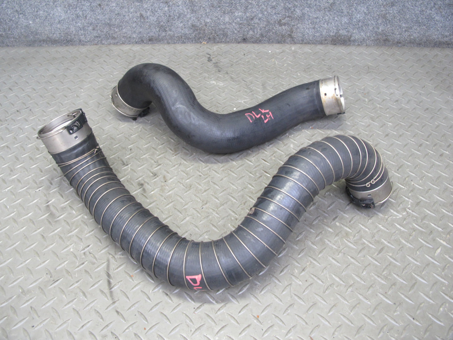 2012-2015 Mercedes R172 SLK250 M271 Right & Left Side Intercooler Hose Pipe Set