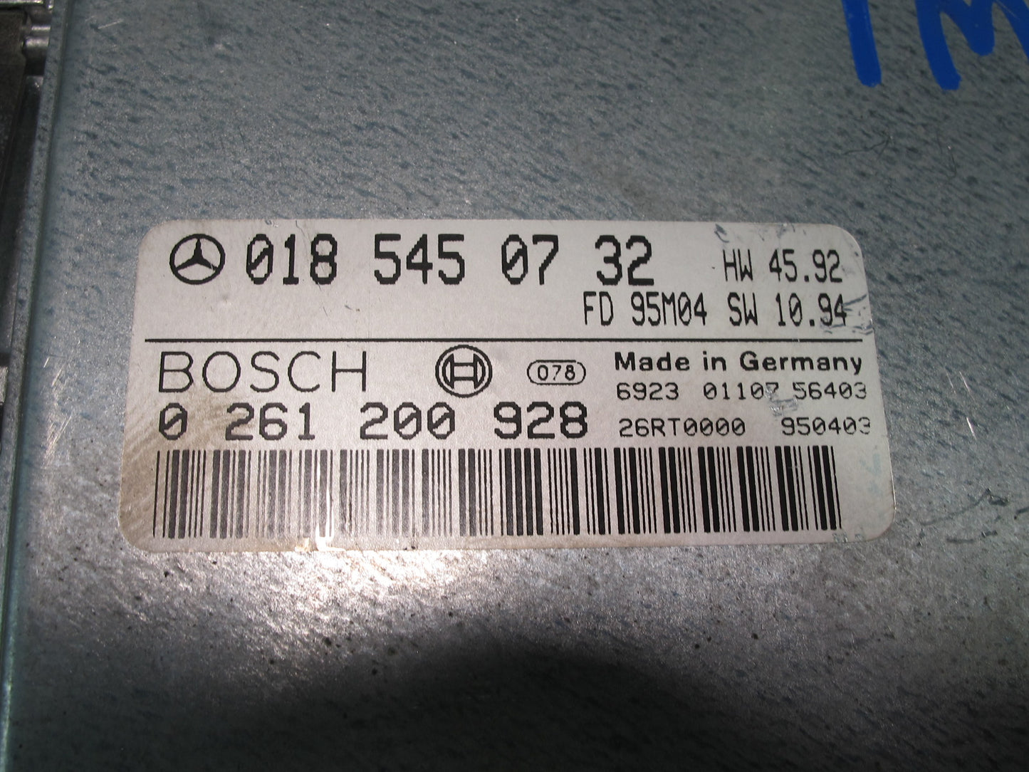 94-96 Mercedes W140 S320 104.994 ECM ECU Engine Control Module 0185450732 OEM
